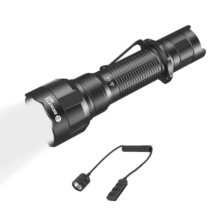Brinyte ZT40 Zoomable Flashlight: 1650lm Torch for Hiking & Camping
