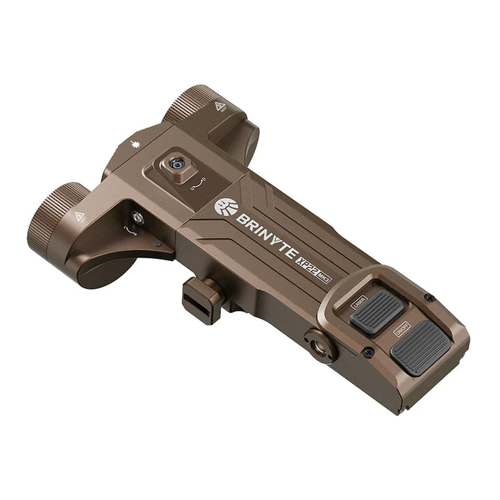 Brinyte XP22MK3 Scorpion:Low-Profile Weapon Light & Green Laser Combo