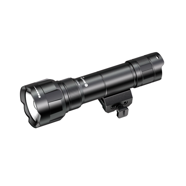 Brinyte T40 USB-C rechargeable hunting flashlight front view